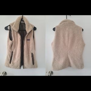 Patagonia Los Gotos teddy bear sherpa fleece vest